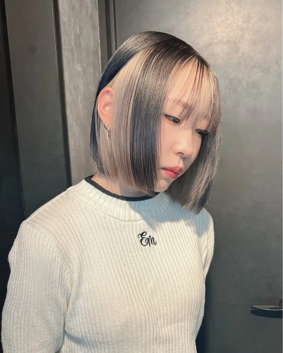 ショート ヘアカラー 山口 真世のヘアスタイル