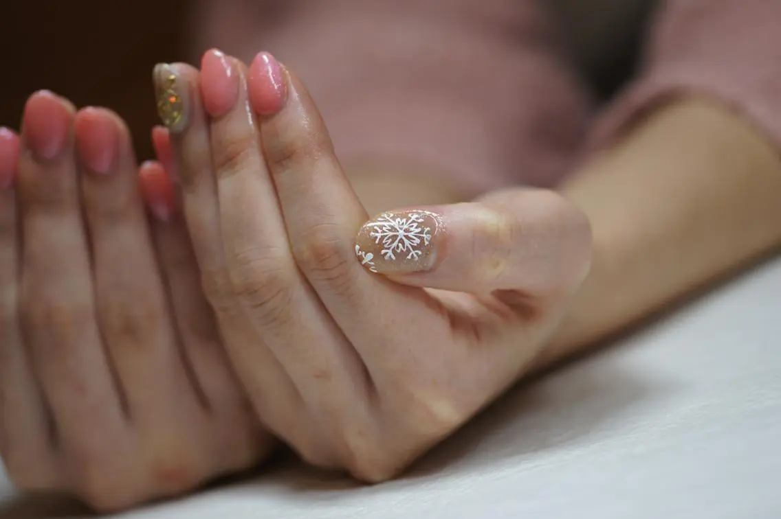 ネイル 冬ネイル クリスマス nails muu まゆのネイルデザイン