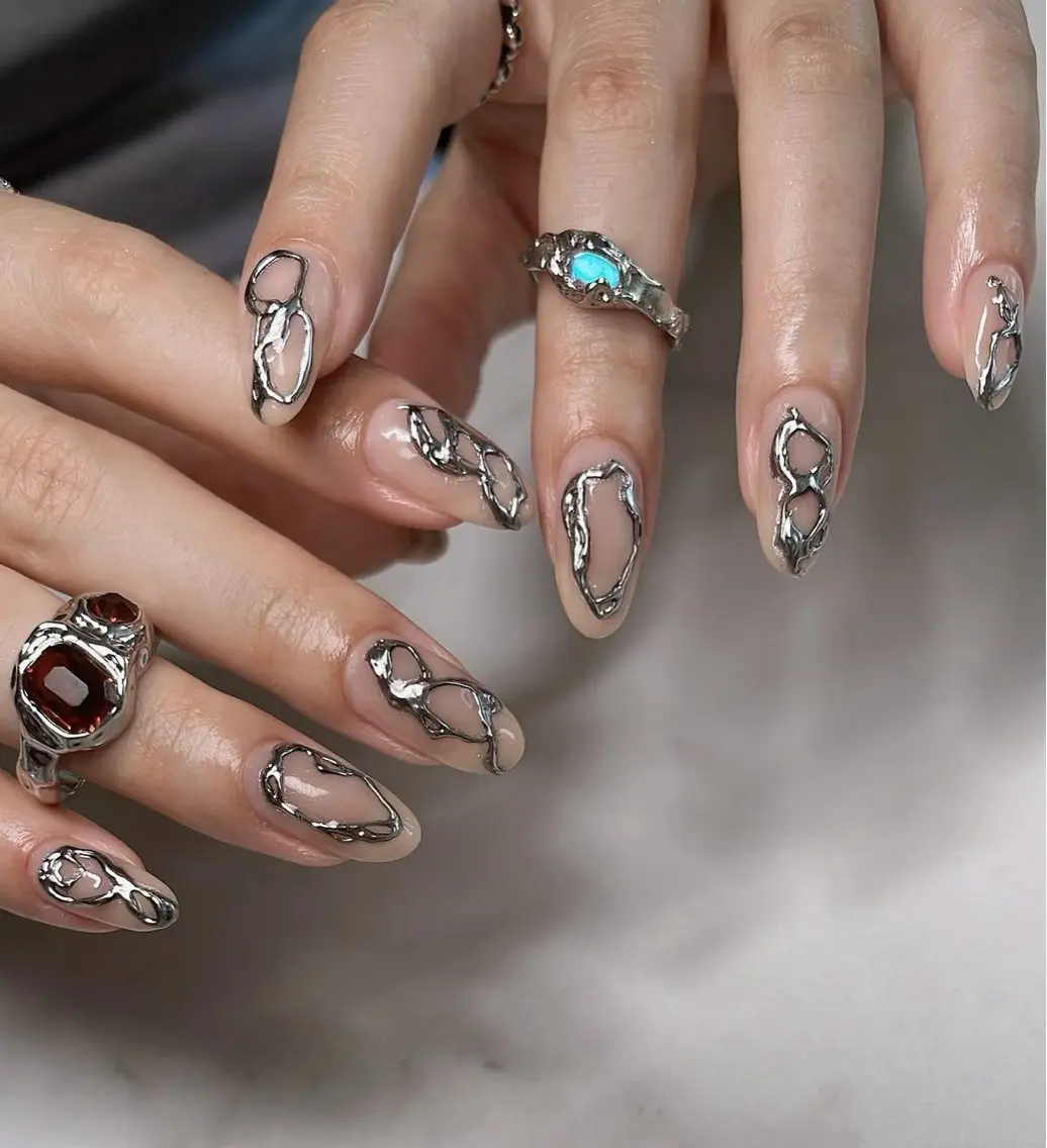 ネイル ハンドネイル AURA NAIL 🌟鶴見店のネイルデザイン