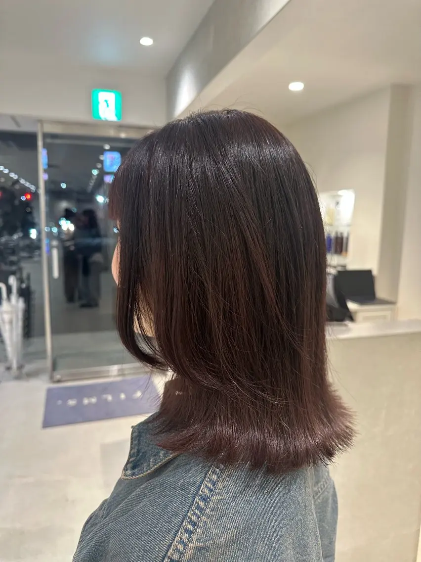 ミディアム 門脇 紬希のヘアスタイル