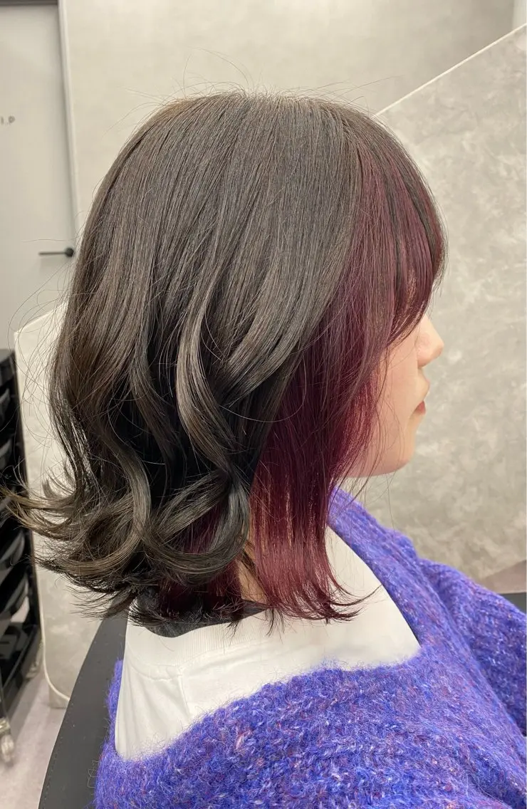 ショート カラー ミストバング  フェイスフレーミング ピンクカラー ボブ 顔周りカット カット ヘアカラー ハイトーン×似合わせ Shoseiのヘアスタイル