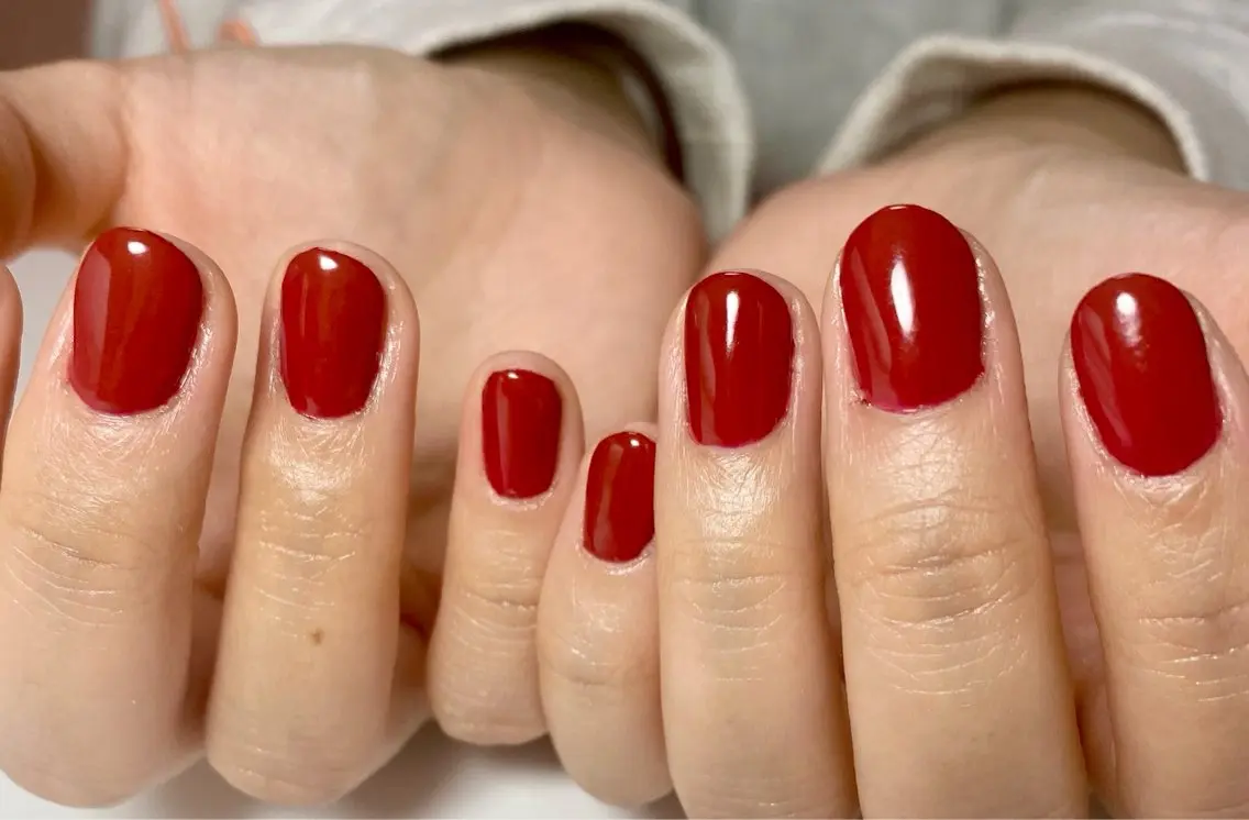 ネイル ボルドー Nail Salon K 🧸美爪育成のネイルデザイン
