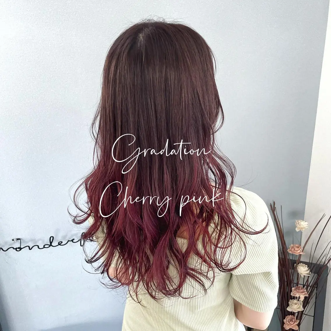 ロング カラー グラデーションカラー ピンクカラー ヘアカラー トリートメント 【 DIPTH 】 代表コウキ🥇のヘアスタイル