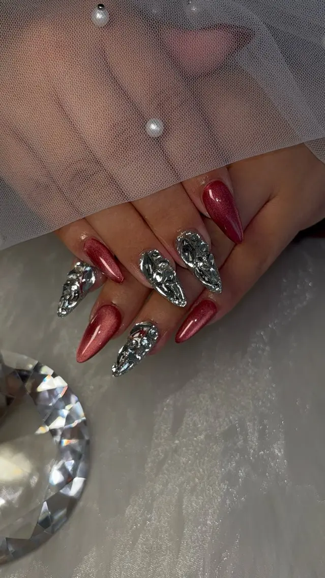 ネイル マグネットネイル ハンドネイル Kayo 💅のネイルデザイン