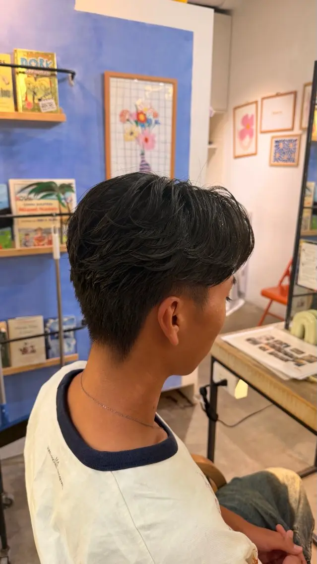 ショート パーマ ニュアンスパーマ パーマ 手嶋 理仁のヘアスタイル