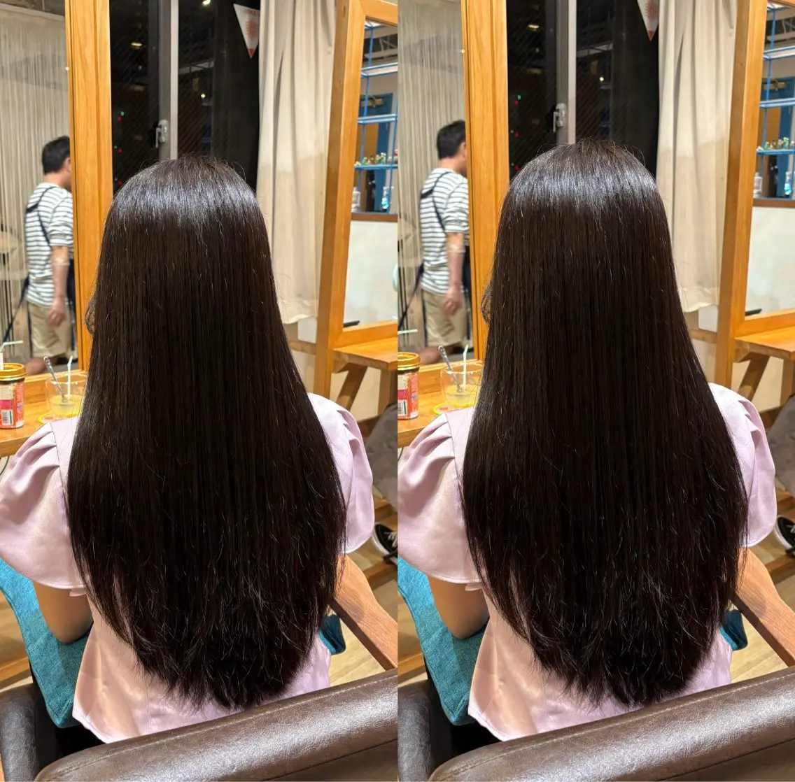 ロング カラー ヘアカラー RINNO🌷透明感 カラー/髪質改善のヘアスタイル