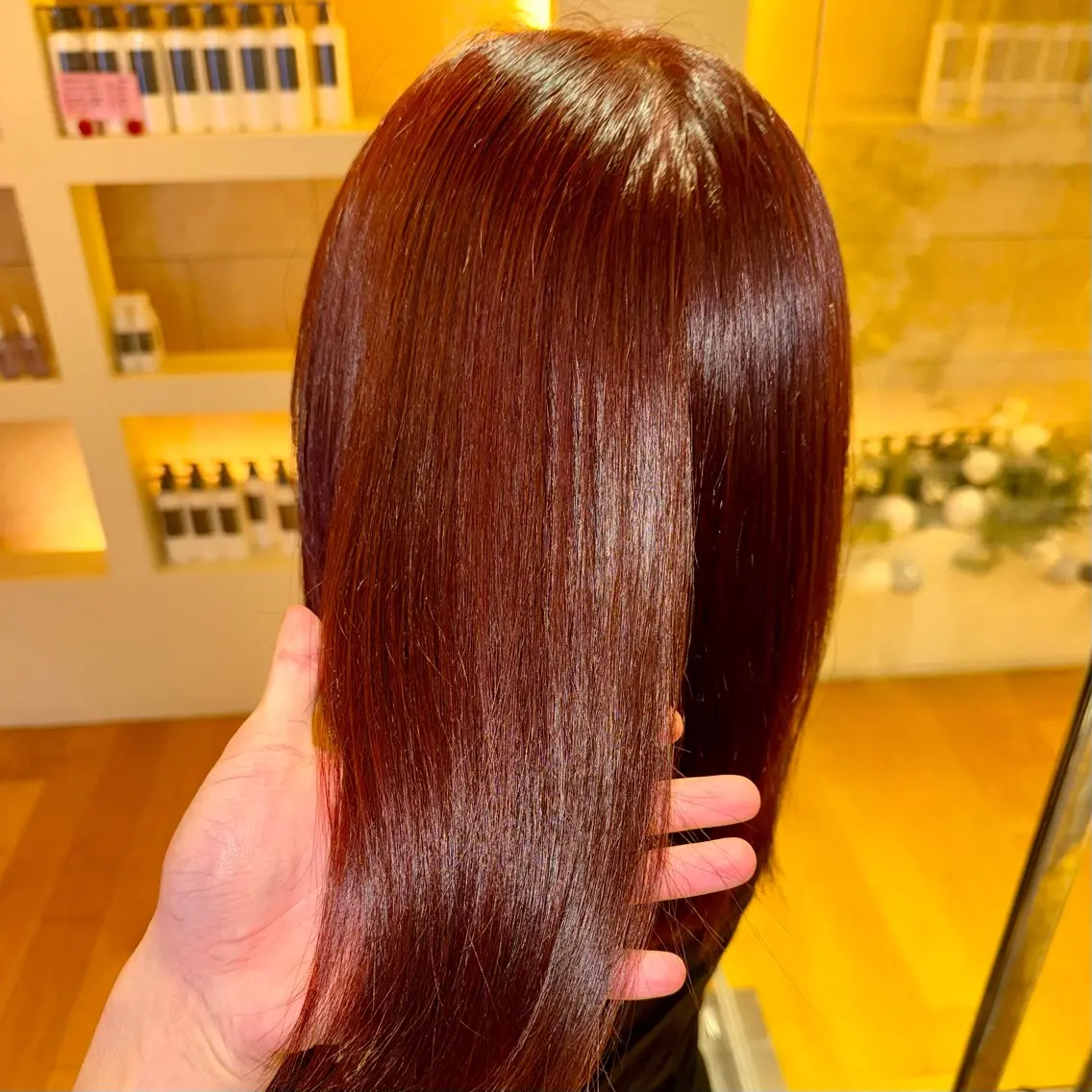 ミディアム カラー ヘアカラー せしるん /お洒落染めのヘアスタイル