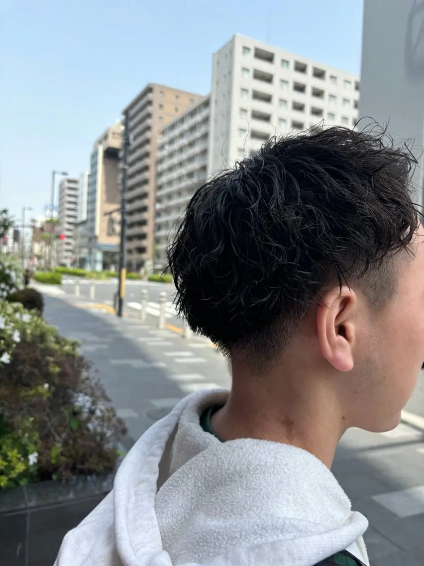 パーマ メンズ 🐰K+Plus🐰 まゆ🐰のヘアスタイル
