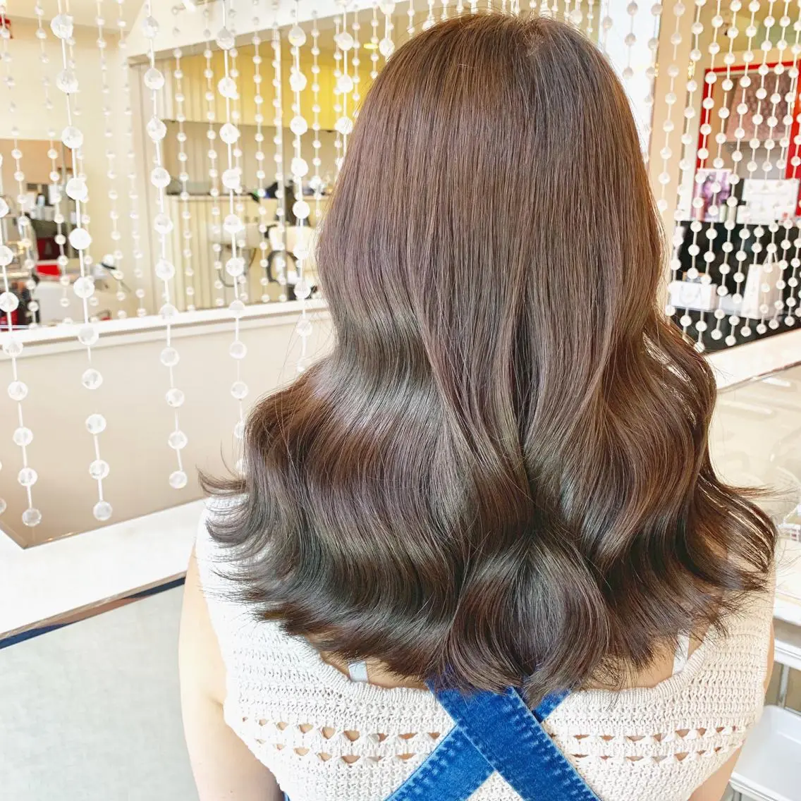 カラー アッシュ ベージュカラー LINOET名古屋 ブリーチ/ハイトーンのヘアスタイル