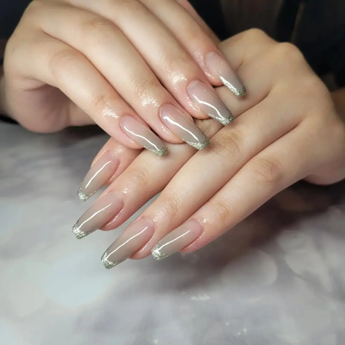 ネイル アートネイル フレンチネイル ジェルネイル グラデーション ニュアンスネイル Nail salon Coco【溝の口駅】のネイルデザイン