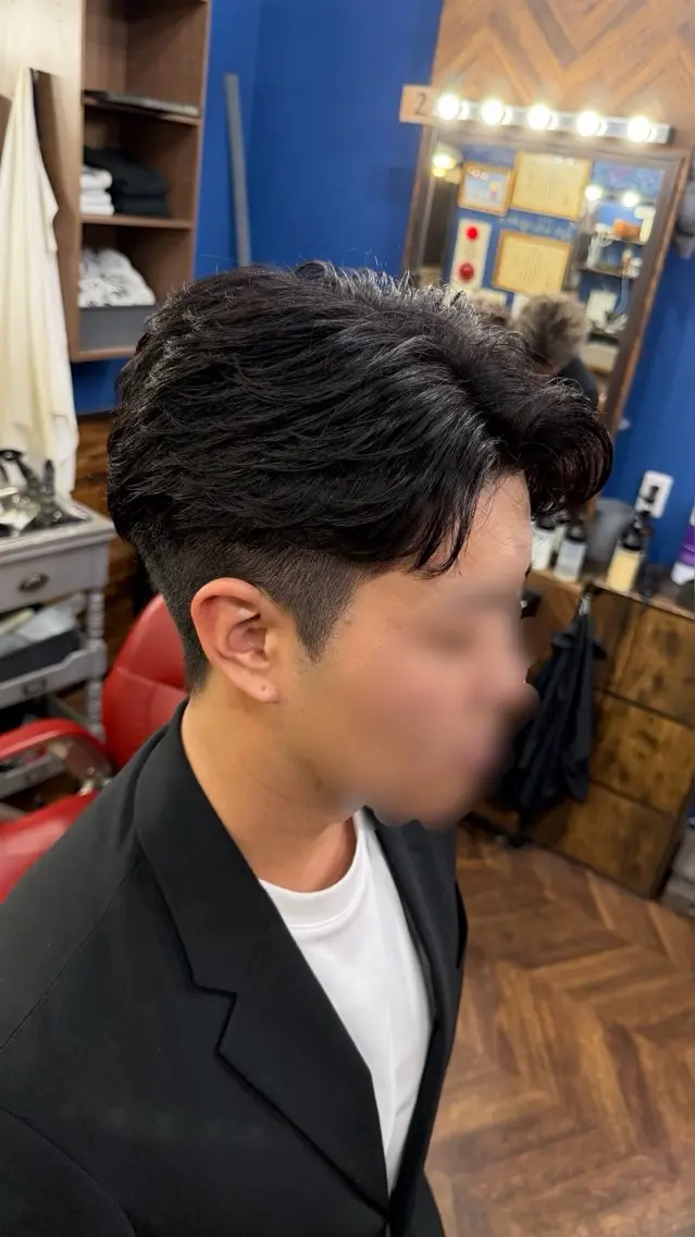 ミディアム カット 吉田 大晴のヘアスタイル