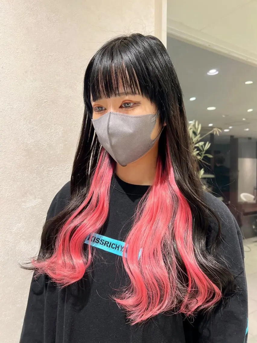 ロング 🖤複雑履歴ブリーチ Mizuki 🖤のヘアスタイル