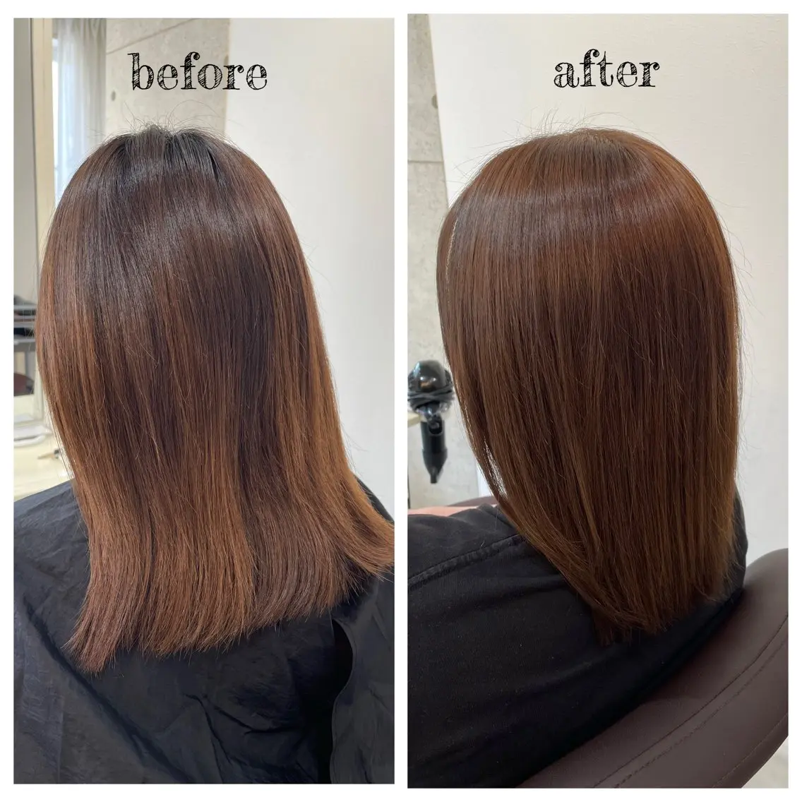 ミディアム カラー PutiLuca 浅川のヘアスタイル