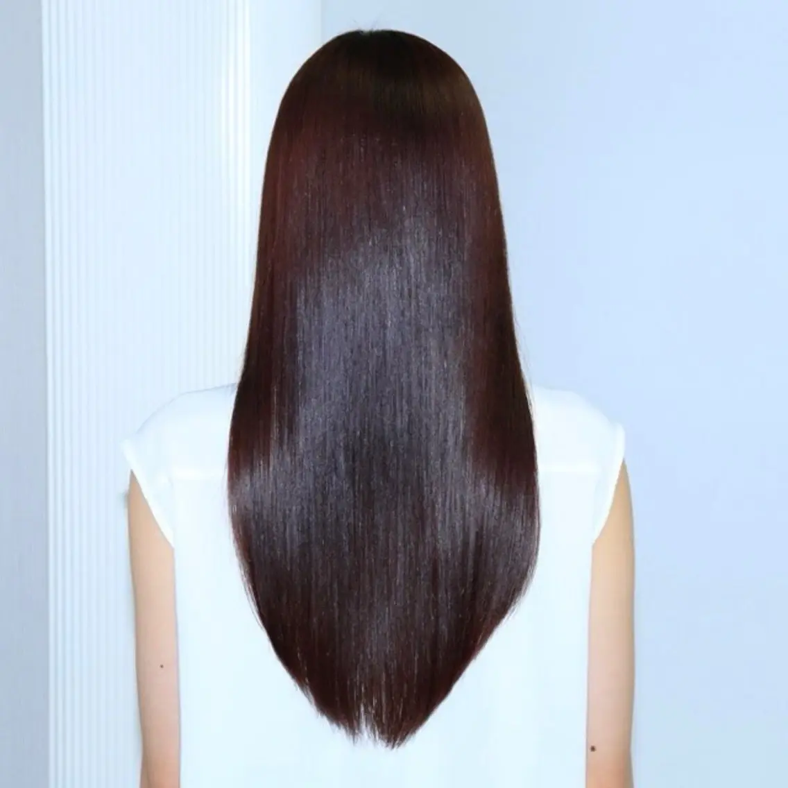 ロング 加藤 里歩のヘアスタイル