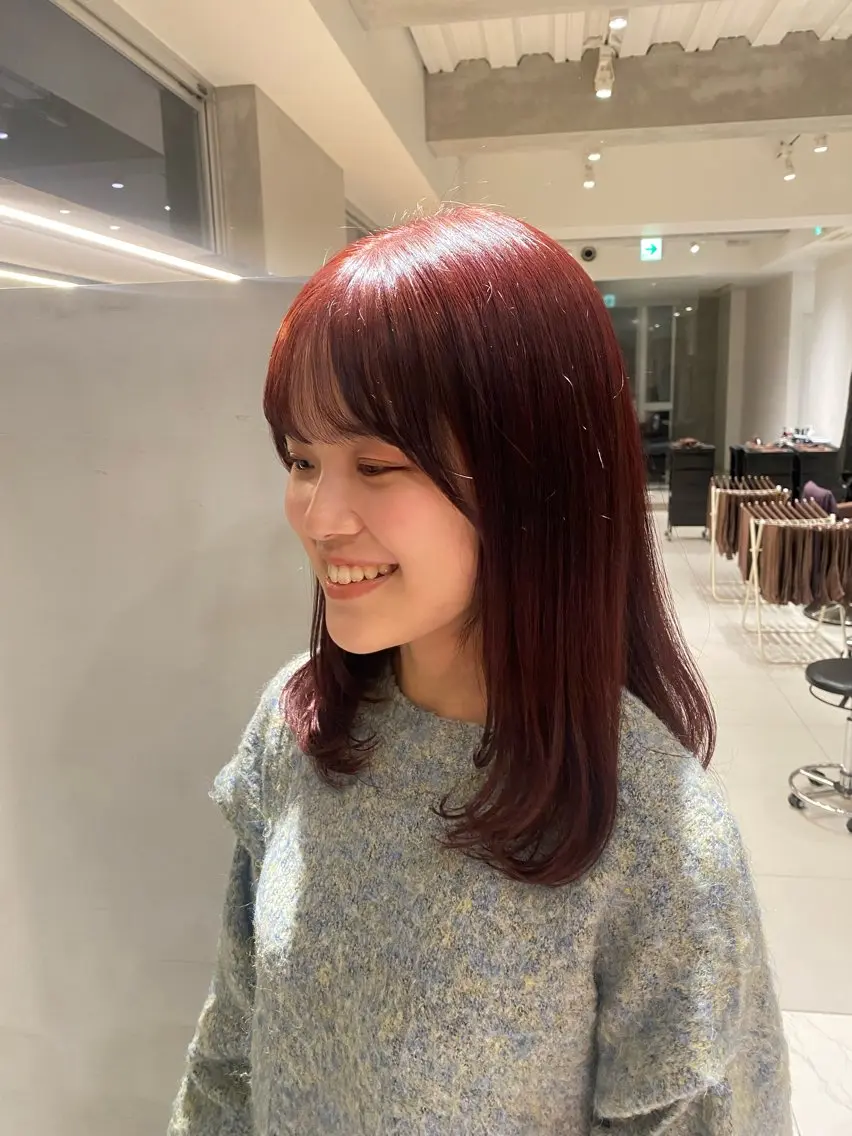 カラー 透明感\モテカラー 🏹͙💫YUUのヘアスタイル