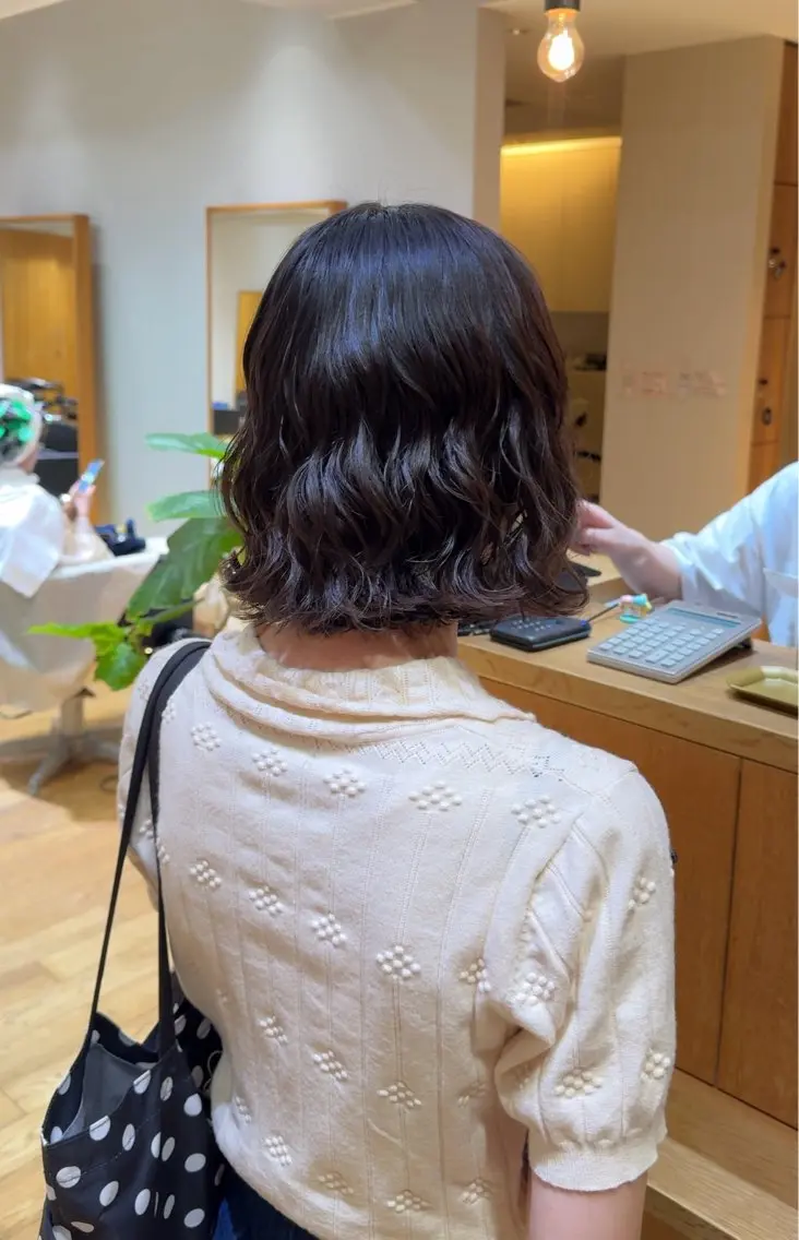 ショート パーマ カット パーマ 大橋 芽衣のヘアスタイル