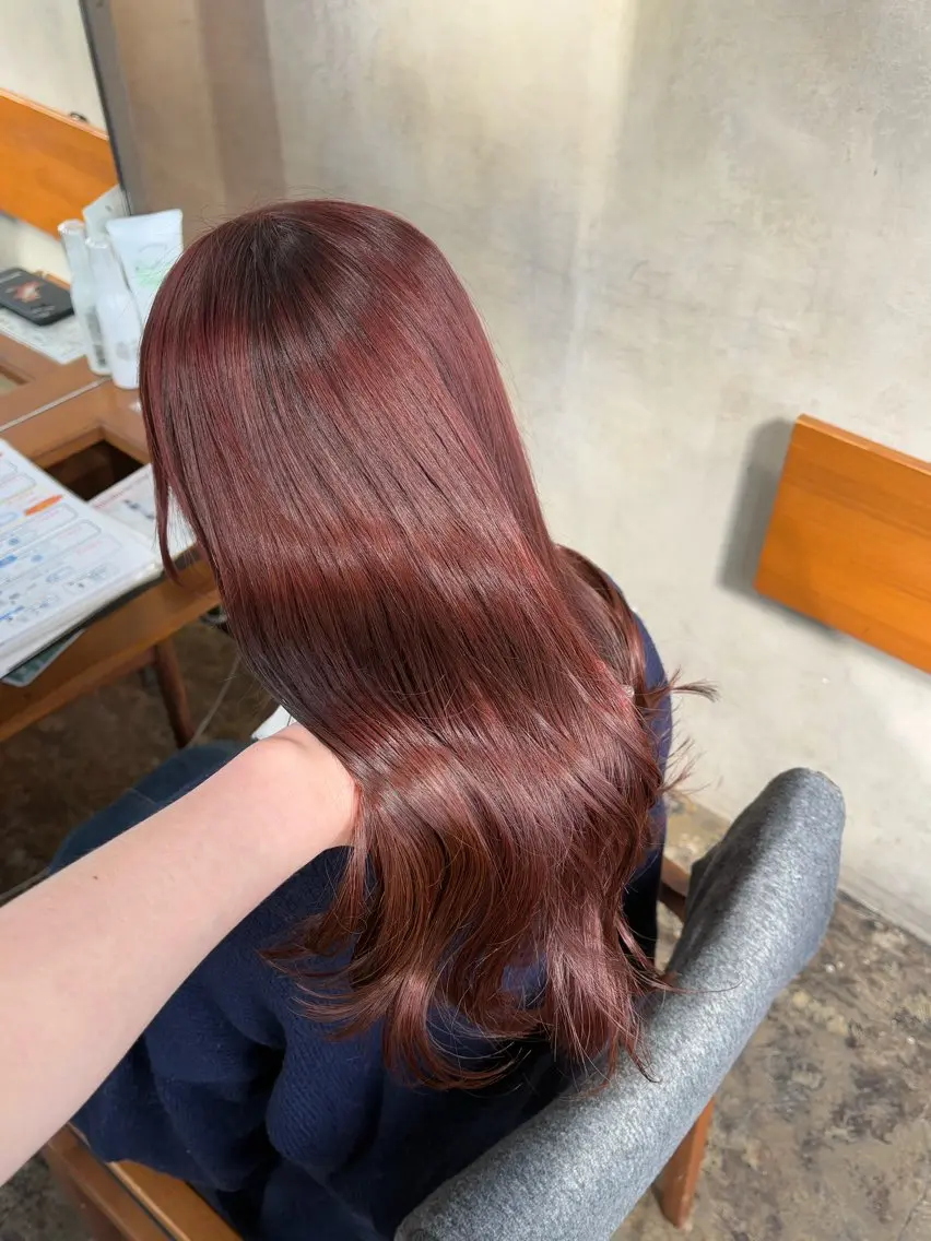 ロング カラー ダブルカラー ヘアカラー トリートメント RINO/似合わせ /女性専用𖧷のヘアスタイル
