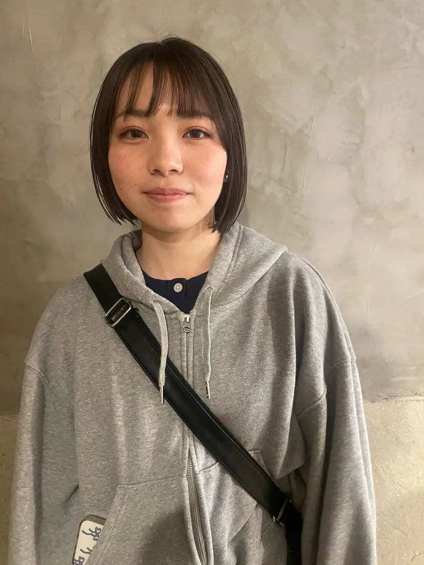 ショート カラー カット ヘアカラー トリートメント ayane⭐️ボブ・ ショート・パーマのヘアスタイル