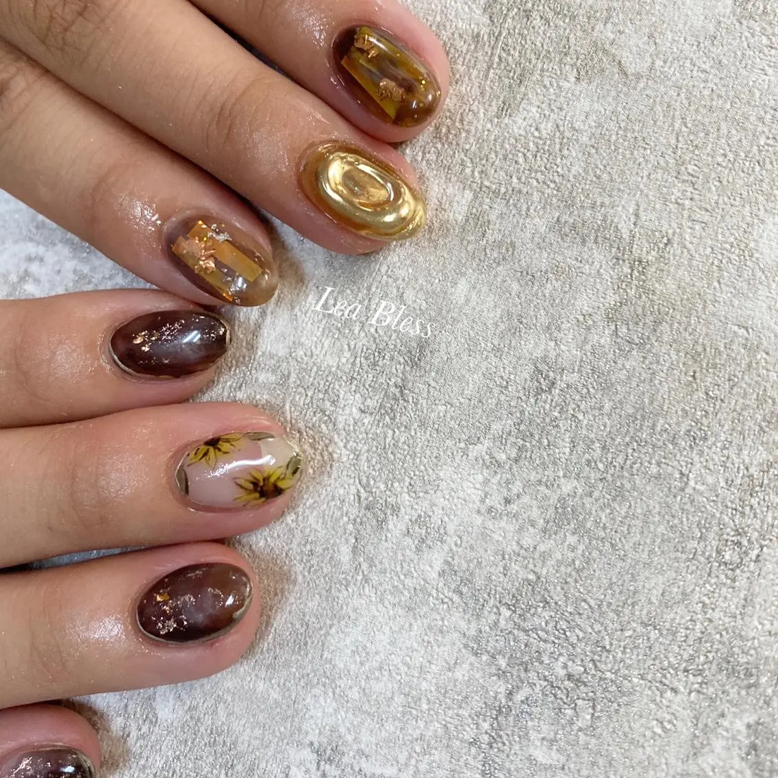 ネイル ハンドネイル Lea Bless 河原町のネイルデザイン