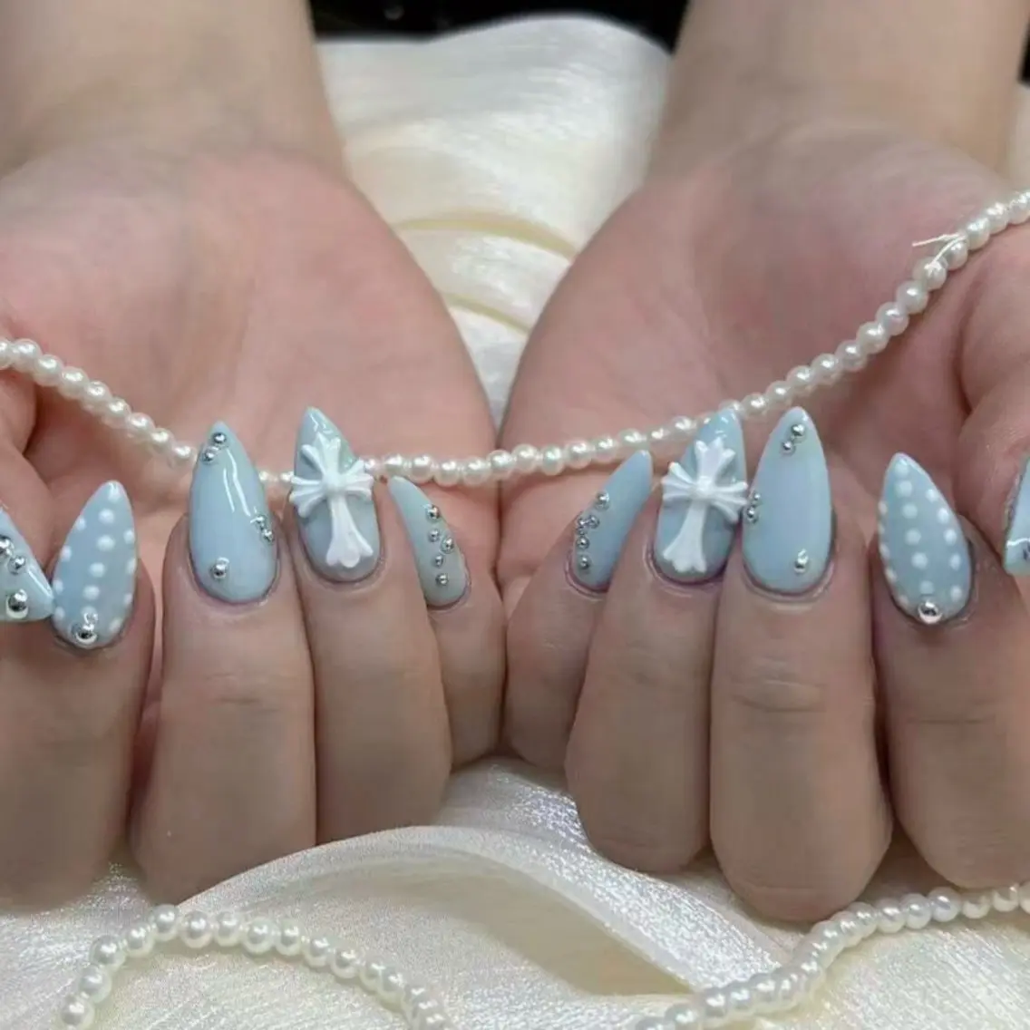 ネイル ハンドネイル 🎀kira 長さだし💗モチ最高のネイルデザイン