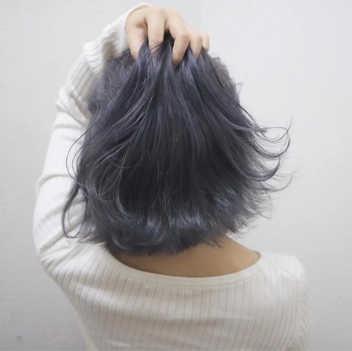 ショート カラー アディクシーカラー ブリーチ グレージュ パープルカラー JILBLAN京都 ショート/ハイライトのヘアスタイル