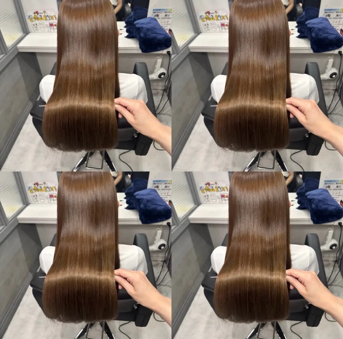 ロング カラー ヘアカラー トリートメント 髪質改善 /美髪矯正🫧ゆたかのヘアスタイル