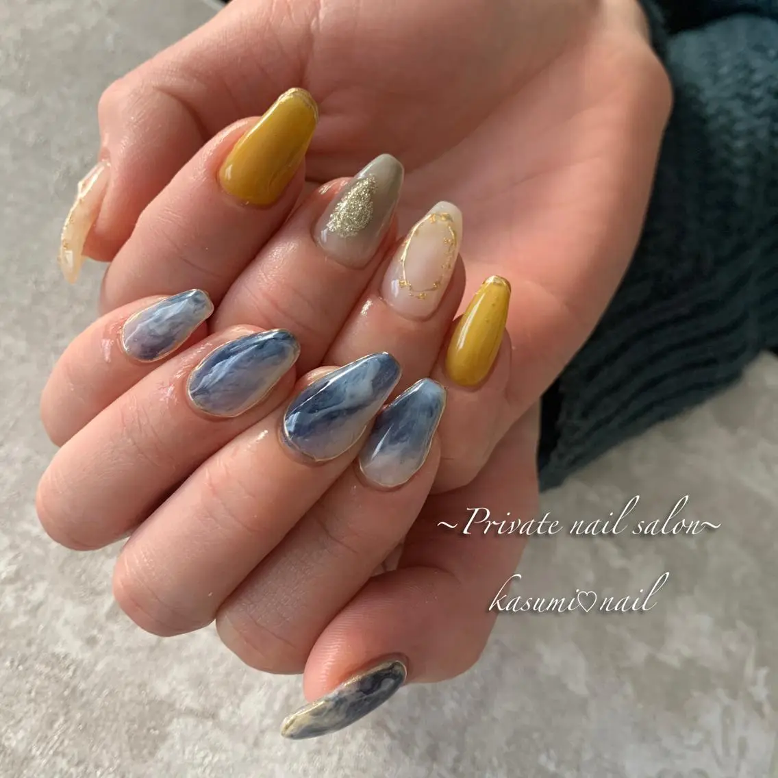 ネイル ミラーネイル ニュアンスネイル KASUMI♡ Nailのネイルデザイン