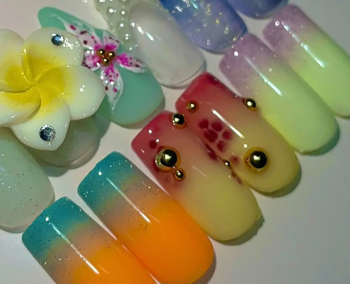 ネイル フレンチネイル ハンドネイル ハンドケア Ri-e's nailのネイルデザイン