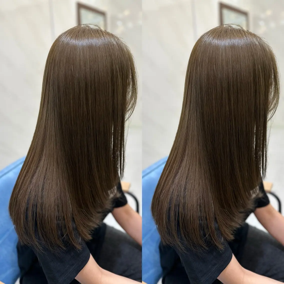 ロング カラー 髪質改善🩵縮毛矯正 代々木/木下のヘアスタイル