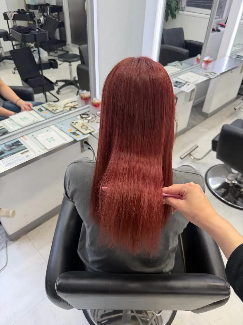 ロング カラー そら/心斎橋/韓国風 モデル募集中✨のヘアスタイル