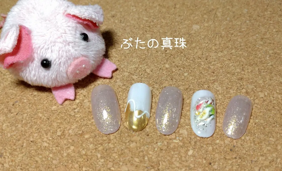 ネイル ハンドネイル 林 珠里のネイルデザイン
