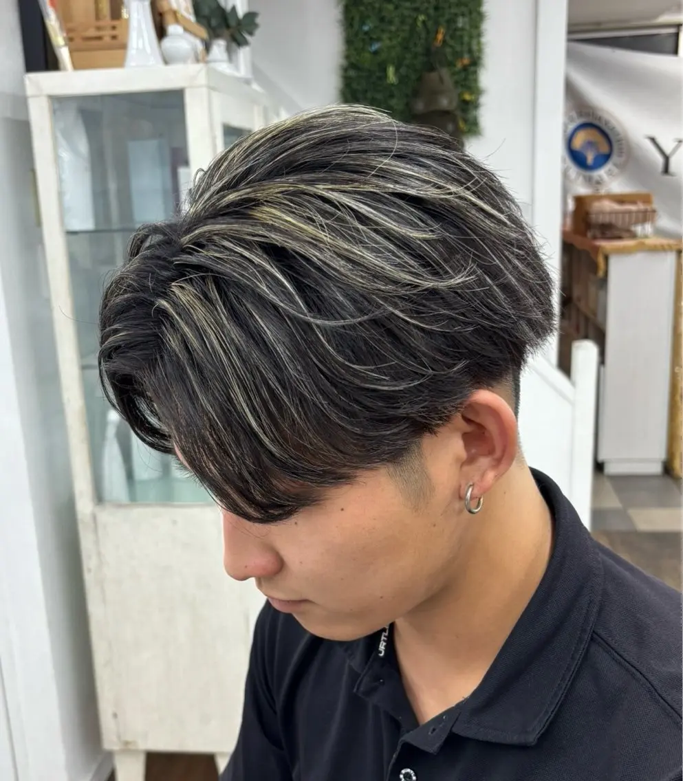 カラー メンズ カット ヘアカラー メンズ特化サロン Ryomaのヘアスタイル