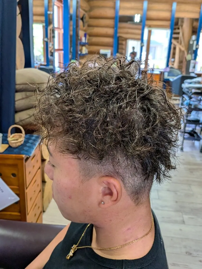 ショート メンズ パーマ カット パーマ 本田 圭輔のヘアスタイル