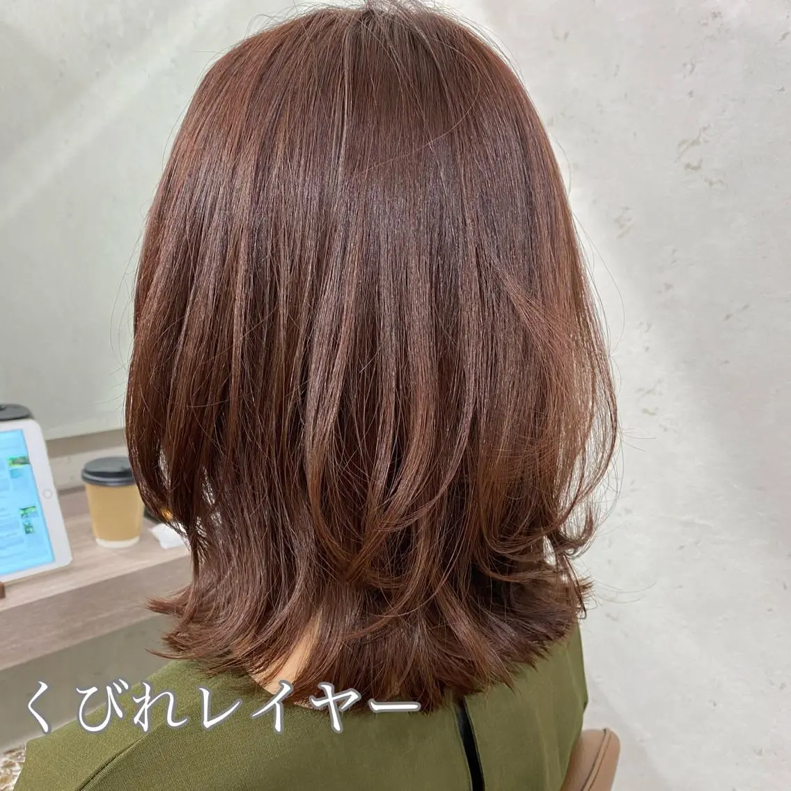 ミディアム カット 韓国風/髪質改善/ ナガヤアキラのヘアスタイル