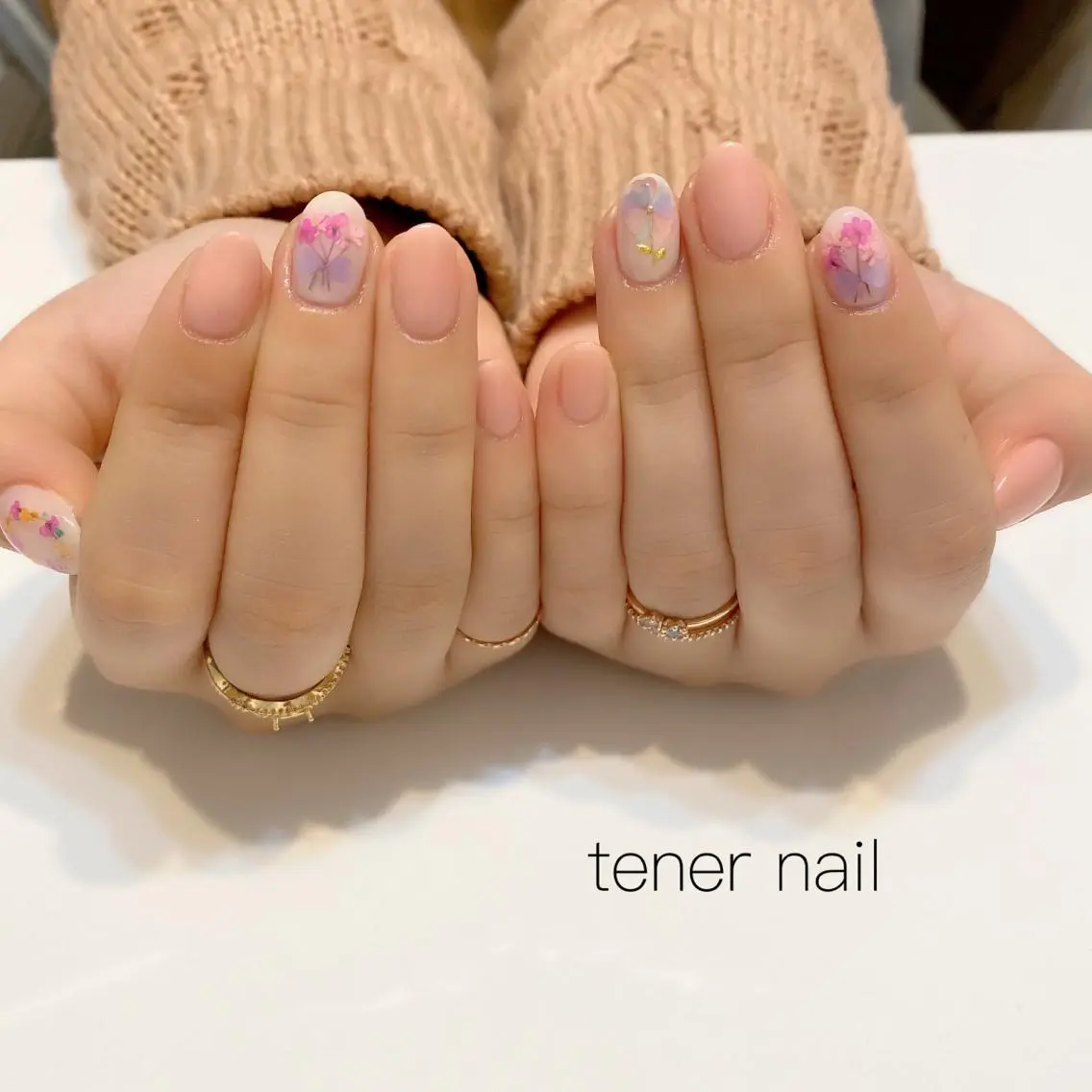 ネイル フラワーネイル テネルネイル tener nailのネイルデザイン