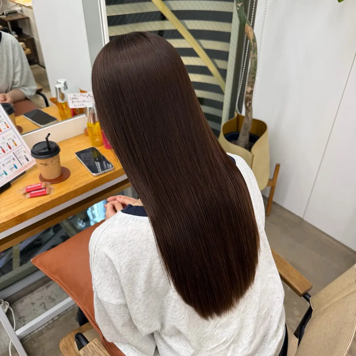 ロング RINNA/うる艶 カラー/表参道美容師のヘアスタイル
