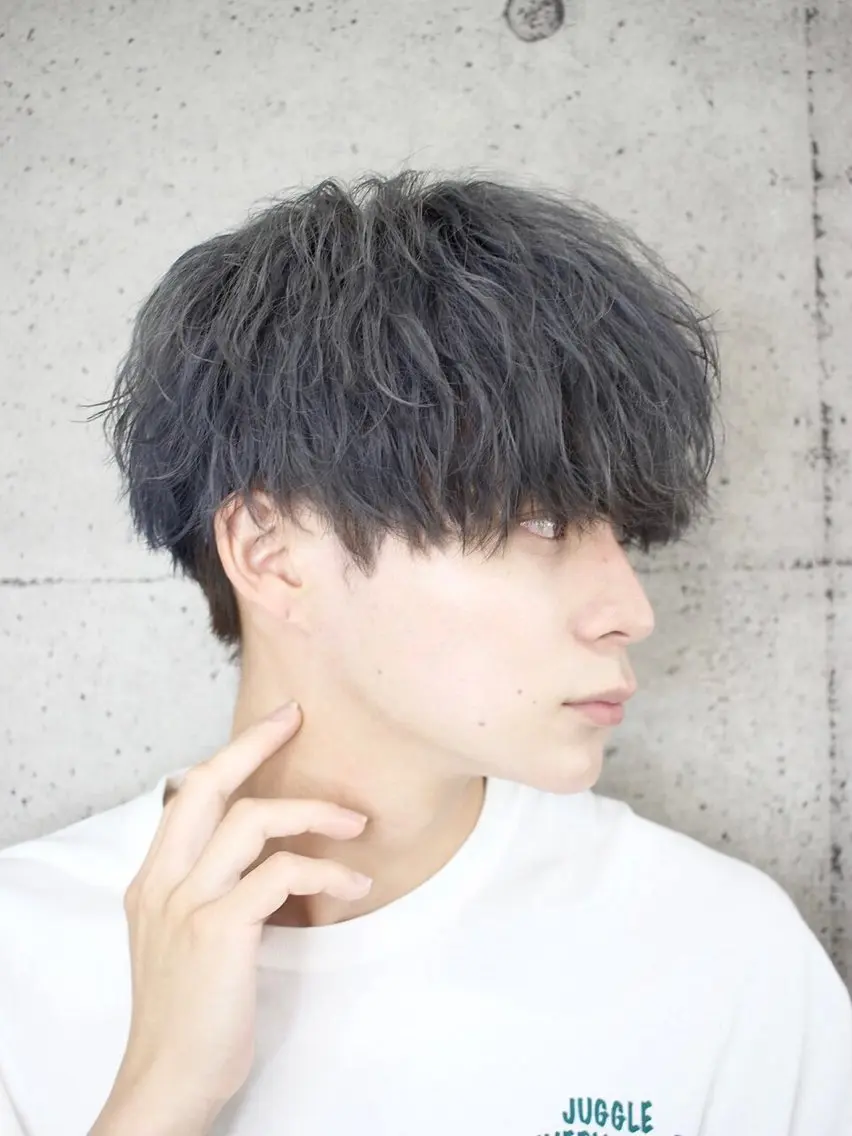 メンズカット+ケアパーマの写真