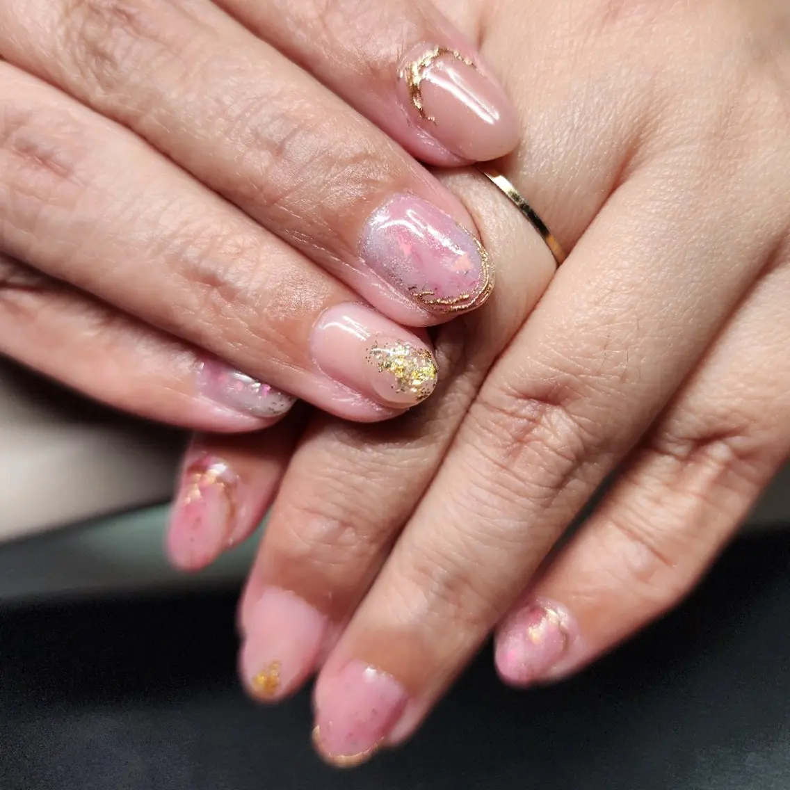 ネイル ハンドネイル eightyfour nail💚白石のネイルデザイン