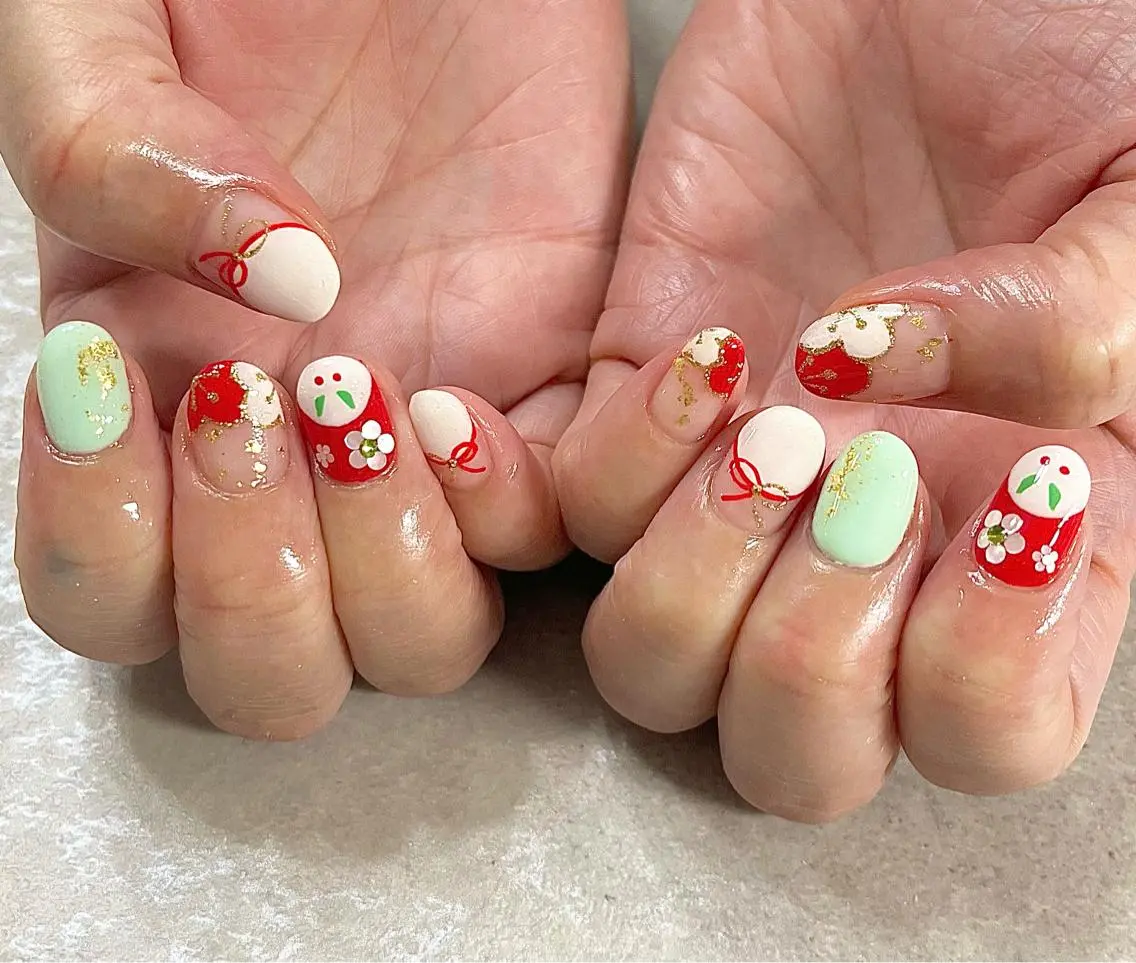 ネイル 持ち込み ハンドネイル ネイルサロン ミールのネイルデザイン