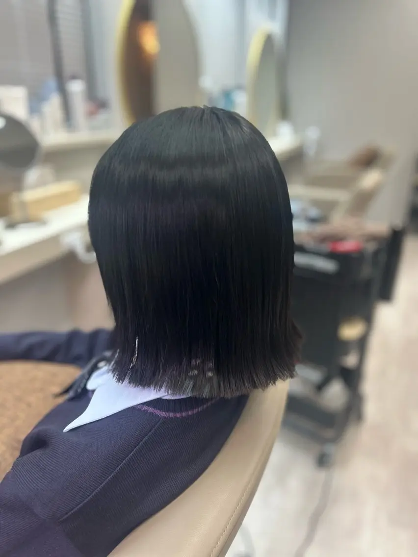 ミディアム ボブ 池田 太一のヘアスタイル