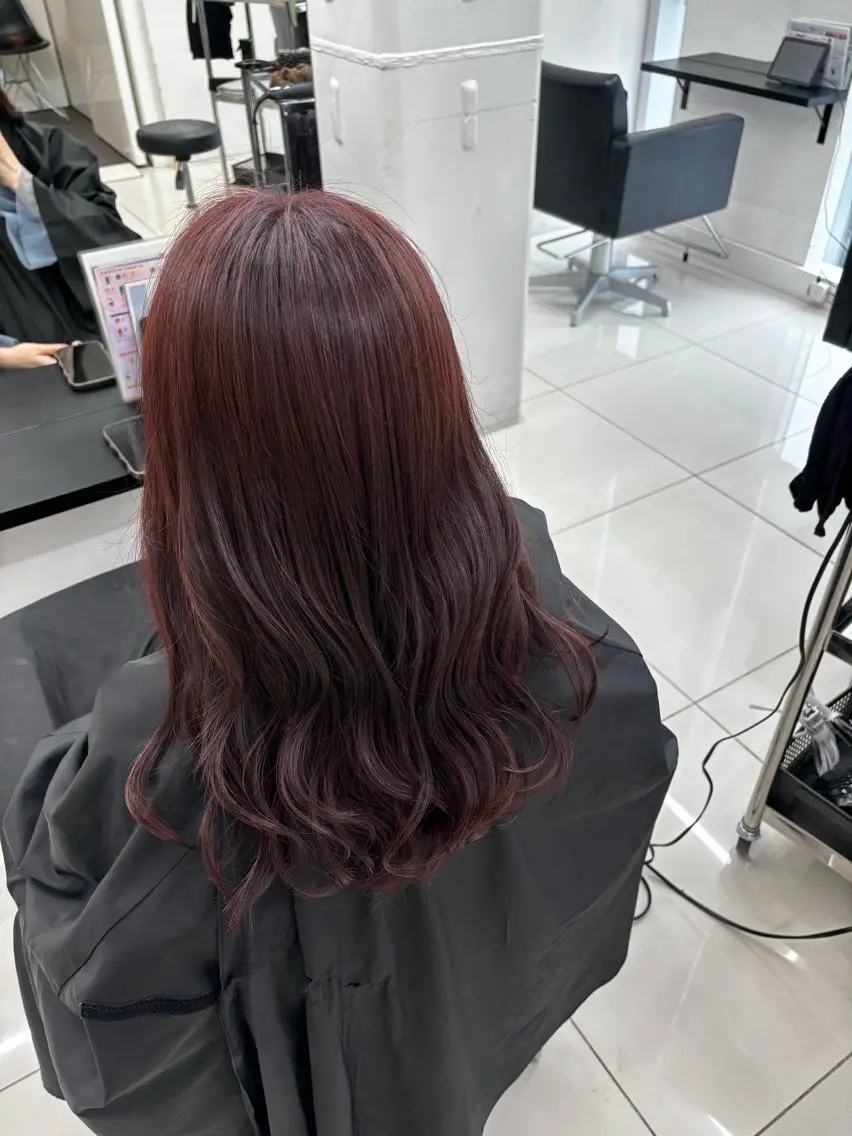 ロング カラー カラーモデル募集♩ ALIVEりんのヘアスタイル