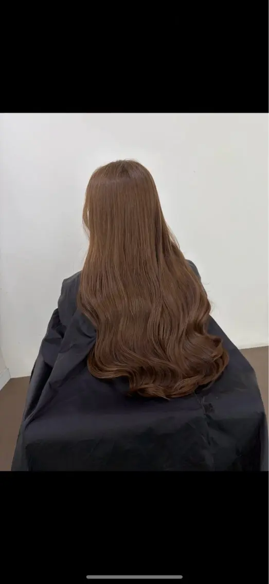 ロング ボブ くびれヘア 髪質改善 韓国風ヘア レイヤーカット 【ioe岡本】🐶 向井歩のヘアスタイル