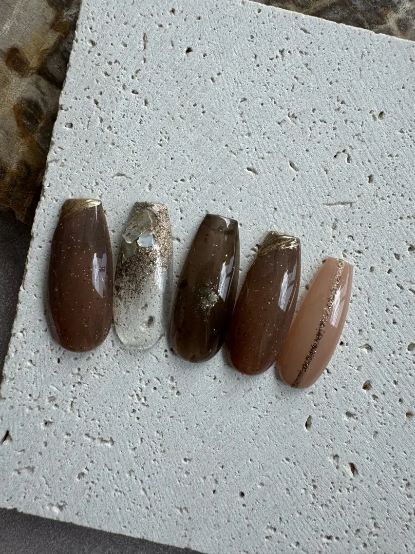 ネイル 長さ出し ロングネイル ニュアンスネイル スカルプネイル ネイルチップ ハンドネイル Monica nails/福島のネイルデザイン