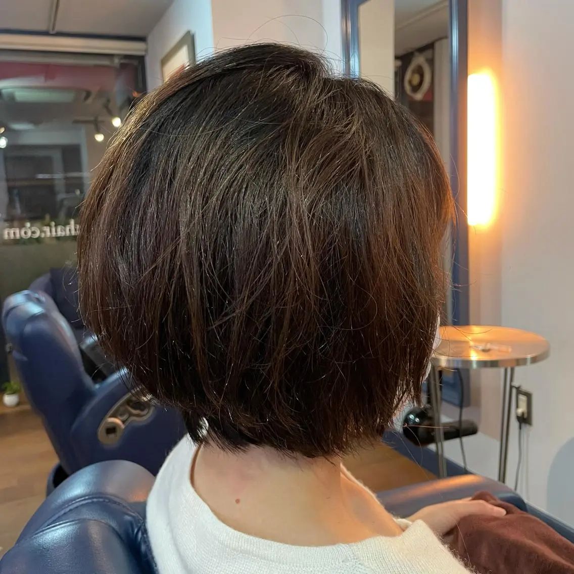 ショート パーマ くせ毛 平原 沙耶のヘアスタイル