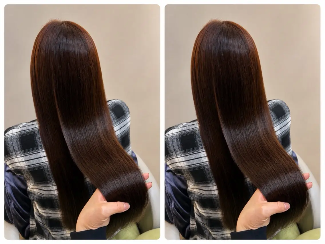 ロング カラー メンズ ブラウンカラー レッドカラー レッドブラウン ヘアカラー トリートメント ヘッドスパ 田中 翔大のヘアスタイル