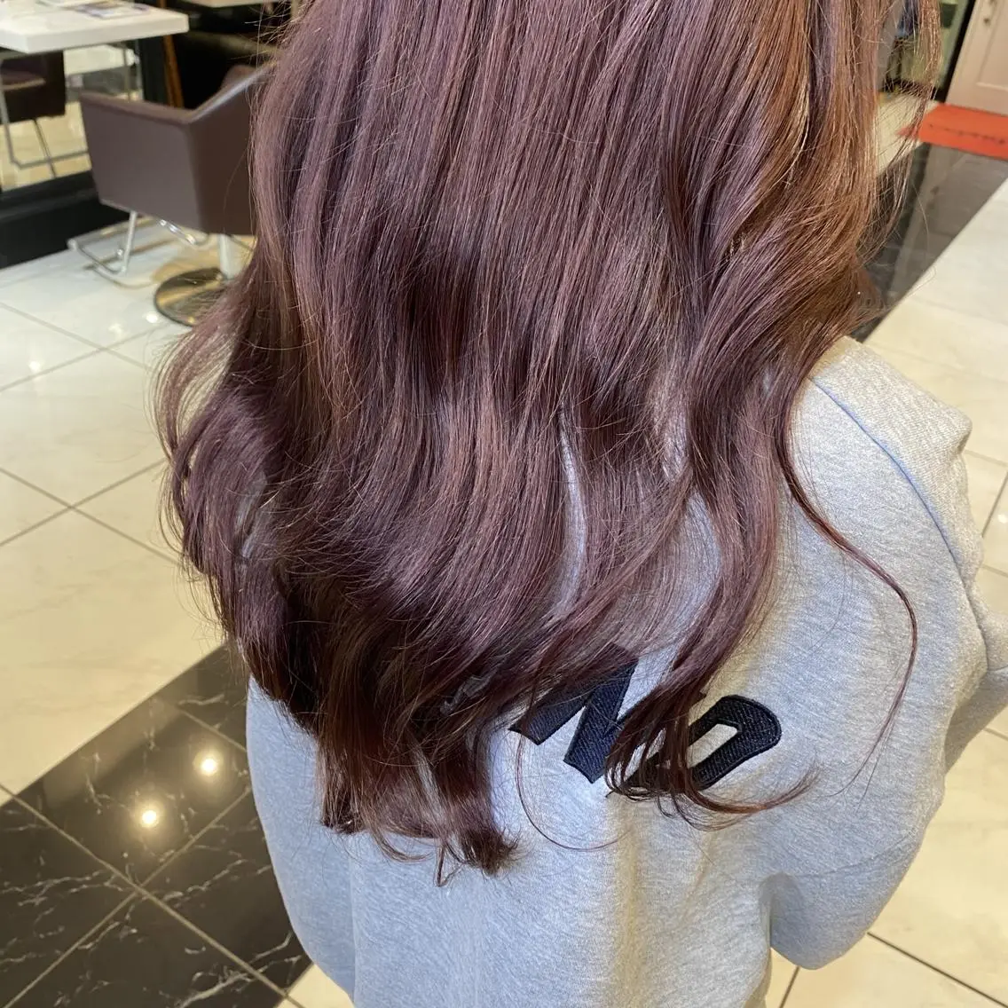 ロング カラー カット ヘアカラー レイヤー 髪質改善 fiti横須賀中央のヘアスタイル