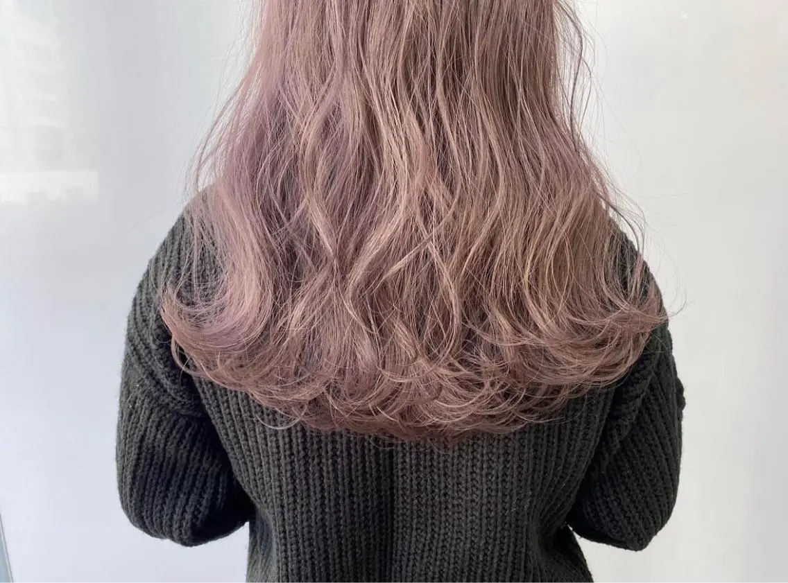 ミディアム カラー カット ヘアカラー トリートメント Pia/KIRIA /福岡美容室のヘアスタイル