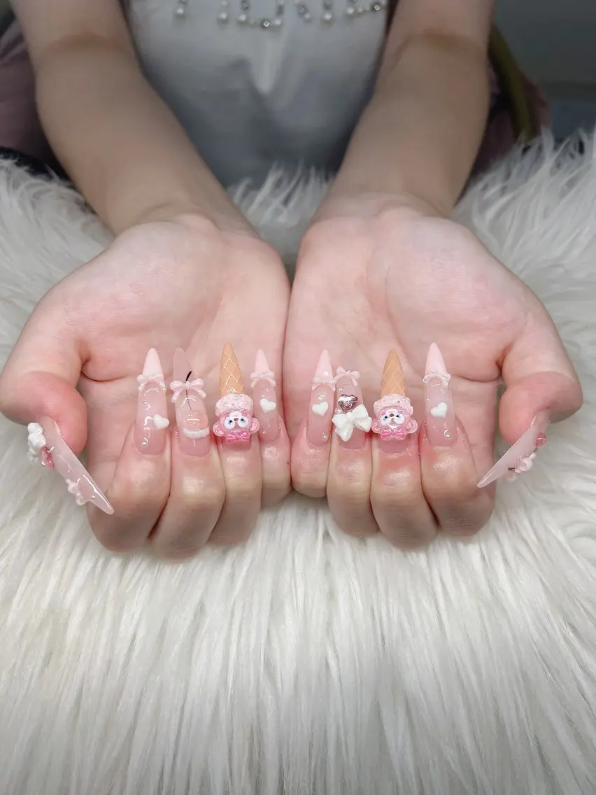 ネイル Lee Nails チップ長さだし専門店のネイルデザイン