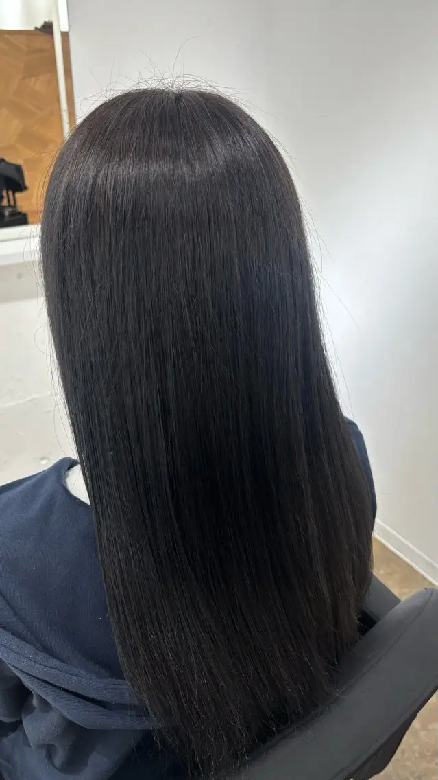 ロング 髪質改善 ヘアカラー トリートメント miyon/ RINOA🇰🇷のヘアスタイル