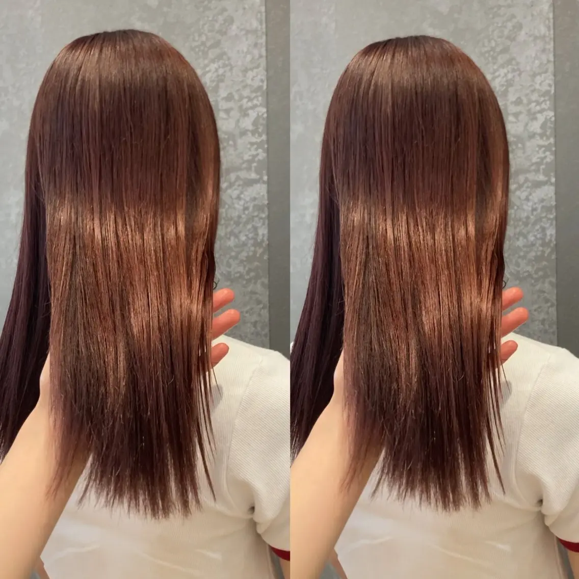 セミロング み うのヘアスタイル
